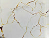 White & Gold Marble Gift Wrapping Paper Set of 5