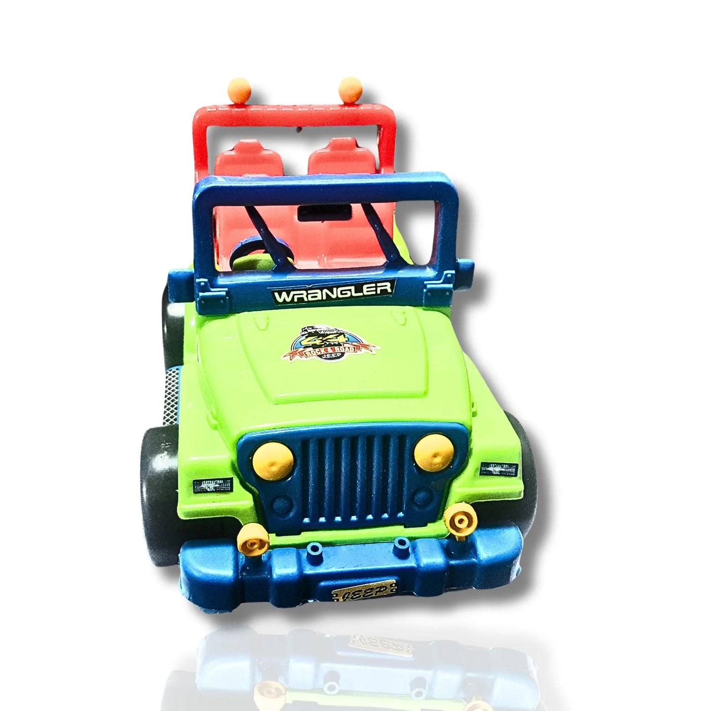Wrangler Style Model Jeep Toy for Kids | Friction Powered Mini Jeep Car | 3 Color Variants
