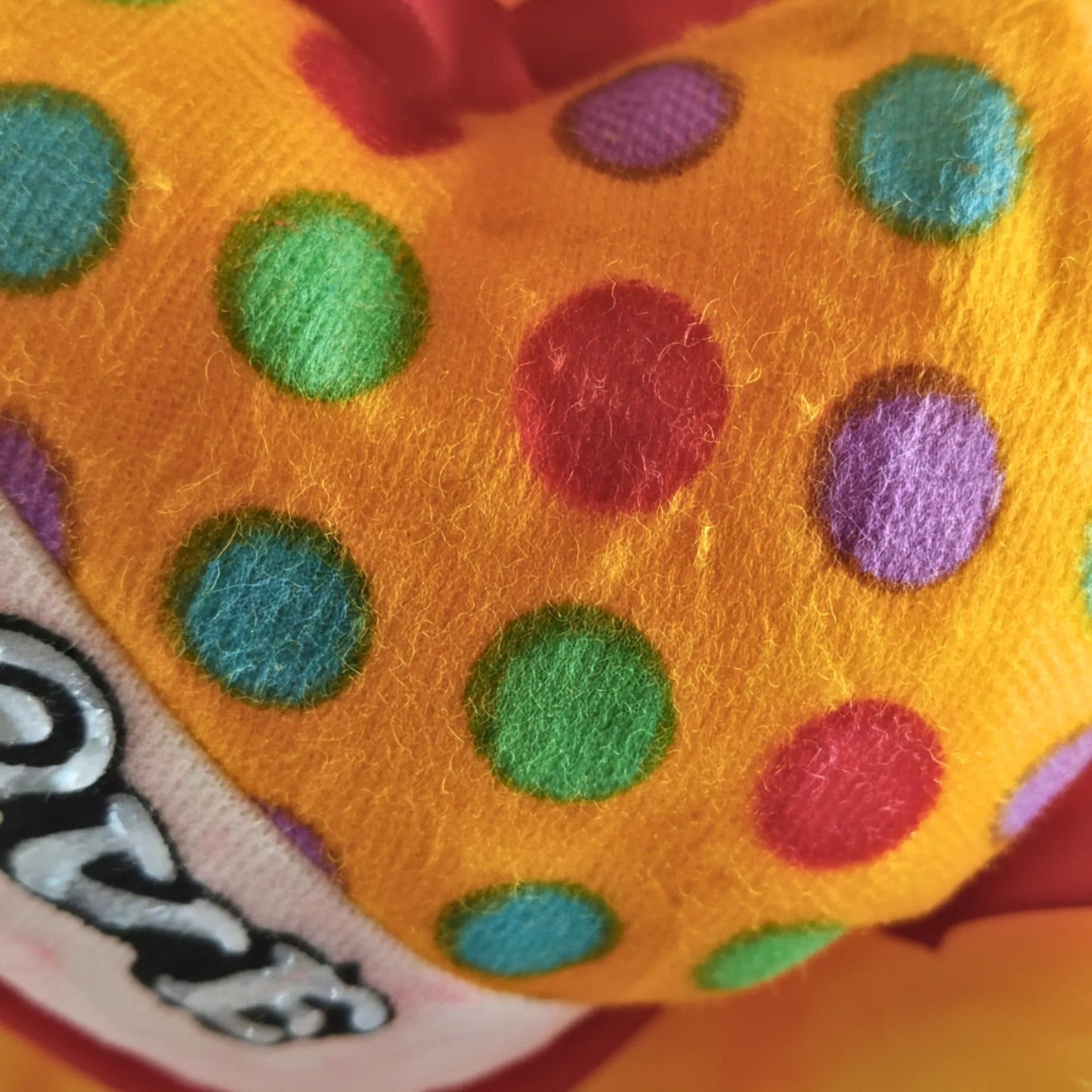 Yellow Teddy Bear with Polka Dot Hat & Heart Cushion | Cute Soft Plush Teddy Bear Toy for Kids, Girls & Gifting