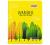 Yellow “Wander – Where Wi-Fi Is Weak” B5 Classic Series Soft Cover Ruled Notebook – 16 × 21 cm, 192 Pages